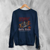 AC/DC Sweatshirt Hells Bells Devil Sweater Rock Music Merch - WorldWideShirt