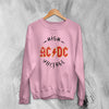 ACDC Sweatshirt High Voltage AC/DC Sweater Rock Band Music Merch - WorldWideShirt