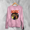 AC/DC Sweatshirt Highway to Hell ACDC Sweater Rock Band Merch - WorldWideShirt