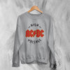 AC/DC Sweatshirt Rock Band ACDC Sweater Heavy Metal Music Merch - WorldWideShirt