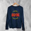 AC/DC Sweatshirt Rock Band ACDC Sweater Heavy Metal Music Merch - WorldWideShirt