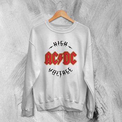 AC/DC Sweatshirt Rock Band ACDC Sweater Heavy Metal Music Merch - WorldWideShirt