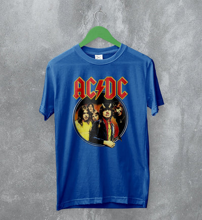 AC/DC T-Shirt Highway to Hell ACDC Shirt Rock Band Merch - WorldWideShirt