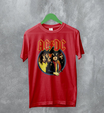 AC/DC T-Shirt Highway to Hell ACDC Shirt Rock Band Merch - WorldWideShirt