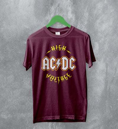 AC/DC T-Shirt Rock Band ACDC Shirt Heavy Metal Music Merch - WorldWideShirt