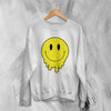 Acid House Sweatshirt Smile Acid Tracks Sweater Party DJ Music Merchandise - WorldWideShirt