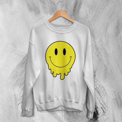 Acid House Sweatshirt Smile Acid Tracks Sweater Party DJ Music Merchandise - WorldWideShirt