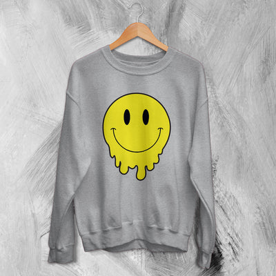 Acid House Sweatshirt Smile Acid Tracks Sweater Party DJ Music Merchandise - WorldWideShirt