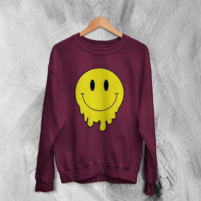 Acid House Sweatshirt Smile Acid Tracks Sweater Party DJ Music Merchandise - WorldWideShirt