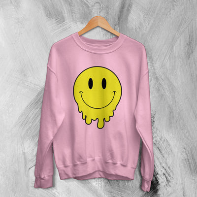 Acid House Sweatshirt Smile Acid Tracks Sweater Party DJ Music Merchandise - WorldWideShirt