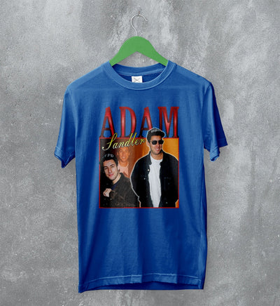 Adam Sandler T-Shirt Retro Actor Movie Shirt Funny Character Film - WorldWideShirt