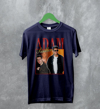 Adam Sandler T-Shirt Retro Actor Movie Shirt Funny Character Film - WorldWideShirt