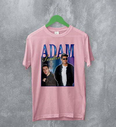 Adam Sandler T-Shirt Retro Actor Movie Shirt Funny Character Film - WorldWideShirt