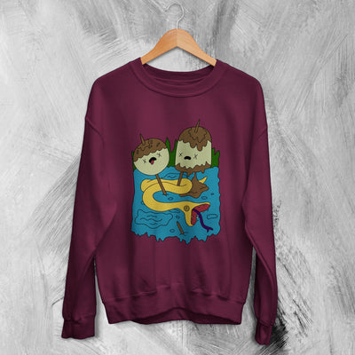 Adventure Time Sweatshirt Funny Cartoon Sweater Animated Series - WorldWideShirt