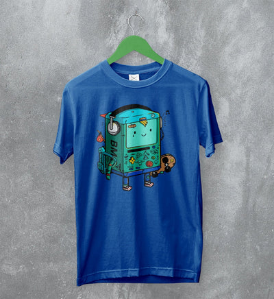 Adventure Time T-Shirt Cartoon BMO Shirt Animated Character - WorldWideShirt