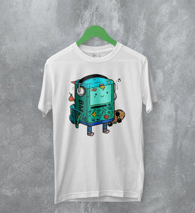 Adventure Time T-Shirt Cartoon BMO Shirt Animated Character - WorldWideShirt