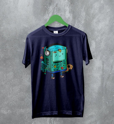 Adventure Time T-Shirt Cartoon BMO Shirt Animated Character - WorldWideShirt