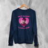 Alfie Templeman Lover Sweatshirt Love Alfie Templeman Shirt Vintage Music Crewneck - Navy Blue - WorldWideShirt