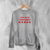 Alfie Templeman Sweatshirt Ask Alfie Templeman Fan Shirt Vintage Music Crewneck - Sport Grey - WorldWideShirt