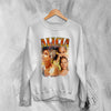 Alicia Keys Sweatshirt American Singer Sweater Vintage R&B Merchandise - WorldWideShirt