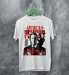 American Psycho 2000s T-Shirt Vintage Patrick Bateman Shirt Psycho Movie Tee - White - WorldWideShirt