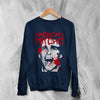 American Psycho Sweatshirt Patrick Bateman Psychopathic Ego Shirt Psycho Movie Crewneck - Navy Blue - WorldWideShirt