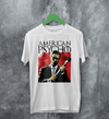 American Psycho T-Shirt Patrick Bateman Holding Axe Shirt Psycho Movie Tee - White - WorldWideShirt