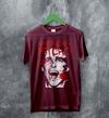 American Psycho T-Shirt Patrick Bateman Psychopathic Ego Shirt Psycho Movie Tee - Red Maroon - WorldWideShirt