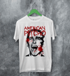 American Psycho T-Shirt Patrick Bateman Psychopathic Ego Shirt Psycho Movie Tee - White - WorldWideShirt