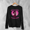 Amine Lover Sweatshirt Rapper Love Amine Shirt Rap Music Crewneck - Black - WorldWideShirt