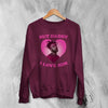 Amine Lover Sweatshirt Rapper Love Amine Shirt Rap Music Crewneck - Red Maroon - WorldWideShirt