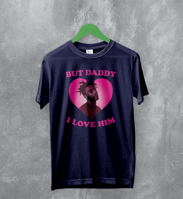 Amine Lover T-Shirt Rapper Love Amine Shirt Rap Music Tee - Navy Blue - WorldWideShirt