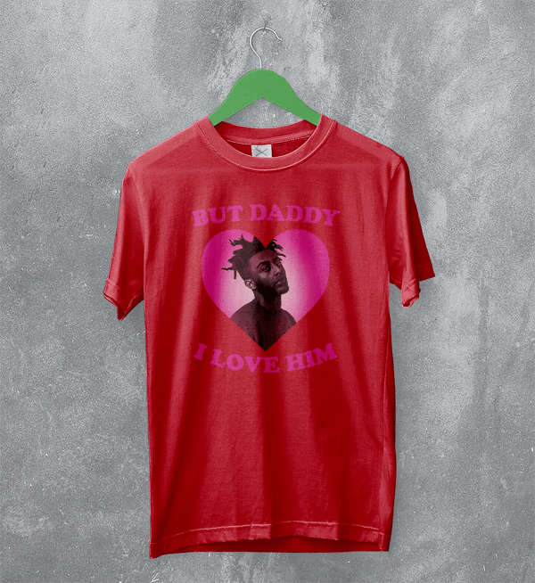 Amine Lover T-Shirt Rapper Love Amine Shirt Rap Music Tee - Red - WorldWideShirt