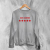 Amine Sweatshirt Rapper Ask Amine Shirt Rap Music Crewneck Hip Hop Streetwear - Sport Grey - WorldWideShirt
