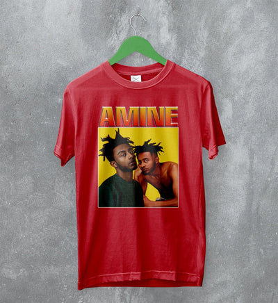 Amine T-Shirt Rapper Streetwear Music Shirt Hip Hop Singer Merchandise - WorldWideShirt