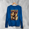 Anita Baker Sweatshirt 80s American Singer Sweater Soul Music Merch - WorldWideShirt