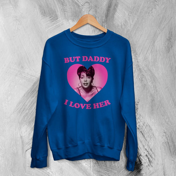 Anita Baker Sweatshirt Jazz Love Anita Baker Shirt Vintage American Music Crewneck - Royal Blue - WorldWideShirt