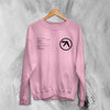 Aphex Twin Sweatshirt Diskhat Aphex Twin Logo Sweater For Fan Gear - WorldWideShirt