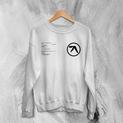 Aphex Twin Sweatshirt Diskhat Aphex Twin Logo Sweater For Fan Gear - WorldWideShirt