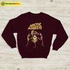Arctic Monkeys Smoking Monkey Sweatshirt Arctic Monkeys Shirt Music Shirt - WorldWideShirt