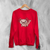 Axolotl Sweatshirt Animal Cartoon Sweater Cute Illustration Pet Lover - WorldWideShirt