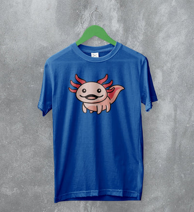 Axolotl T-Shirt Animal Cartoon Shirt Cute Illustration Pet Lover - WorldWideShirt