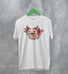 Axolotl T-Shirt Animal Cartoon Shirt Cute Illustration Pet Lover - WorldWideShirt