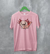 Axolotl T-Shirt Animal Cartoon Shirt Cute Illustration Pet Lover - WorldWideShirt