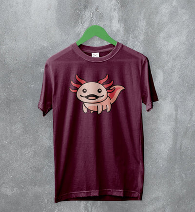 Axolotl T-Shirt Animal Cartoon Shirt Cute Illustration Pet Lover - WorldWideShirt