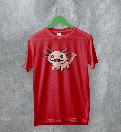 Axolotl T-Shirt Animal Cartoon Shirt Cute Illustration Pet Lover - WorldWideShirt