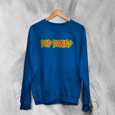 Bad Brains Logo Sweatshirt Reggae Punk Sweater Unique Hardcore Music Fan Gear - WorldWideShirt