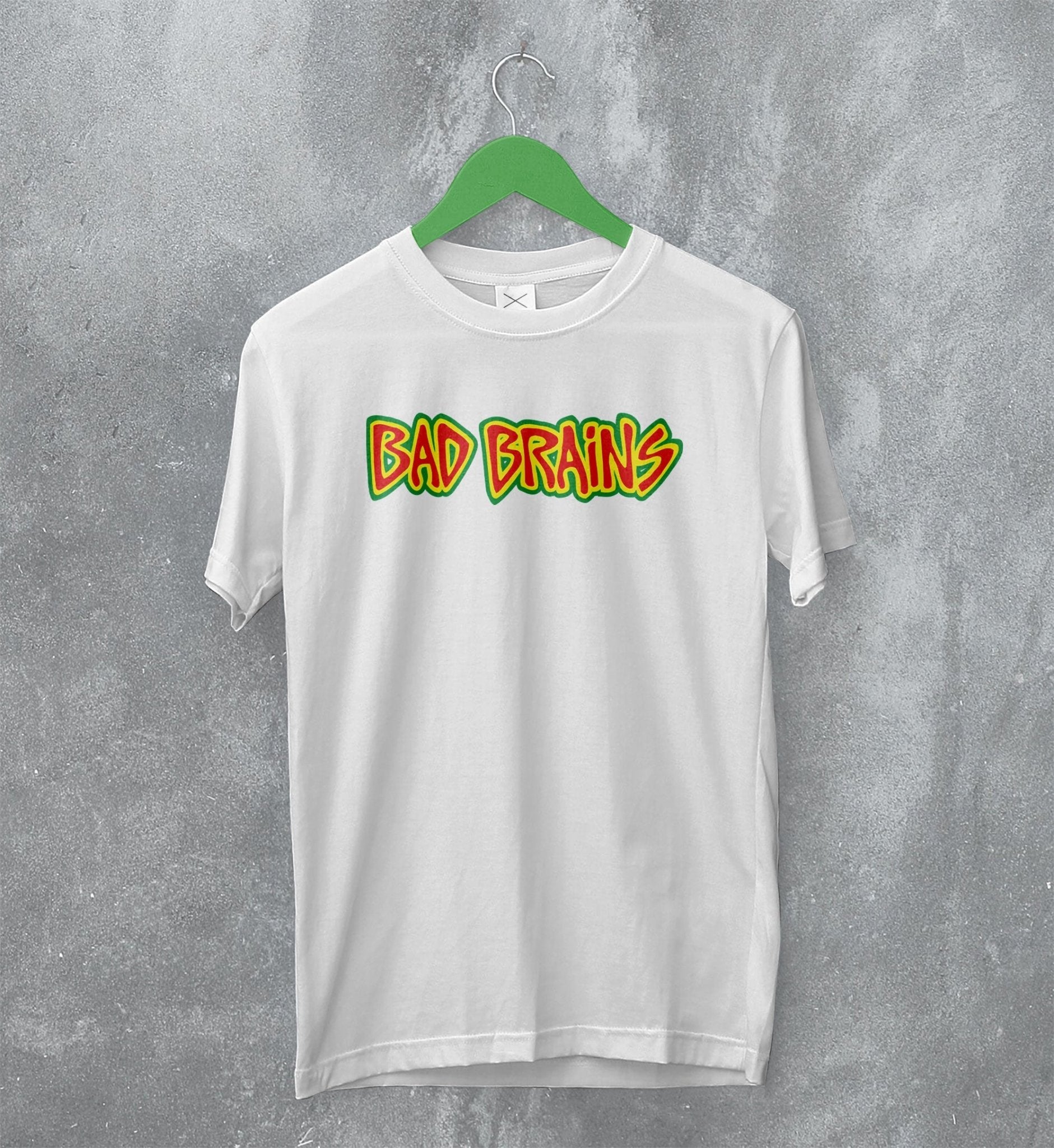 Bad Brains Logo T-Shirt Reggae Punk Shirt Unique Hardcore Music