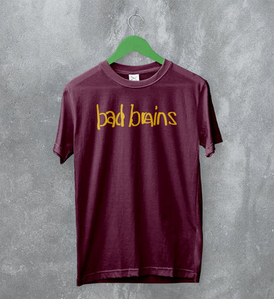 Bad Brains T-Shirt Punk Rock Logo Shirt Hardcore Music Graphic Tee - WorldWideShirt