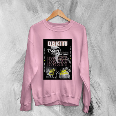 Bad Bunny Dakiti Aesthetic Sweatshirt Bad Bunny Sweater Rapper Sweater - WorldWideShirt